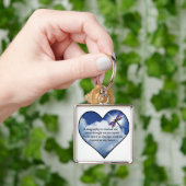 Dragonfly Heart Poem Sleutelhanger (Hand)