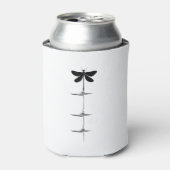 Dragonfly Heartbeat EKG Pulse Nature Insect Dragon Blikjeskoeler (Blikje Voorkant)