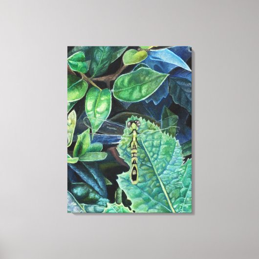 Dragonfly herinneringen canvas afdruk (Voorkant)