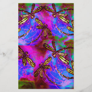 Dragonfly Hippy Flit Briefpapier