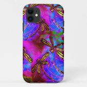 Dragonfly Hippy Flit Case-Mate iPhone Case (Achterkant)