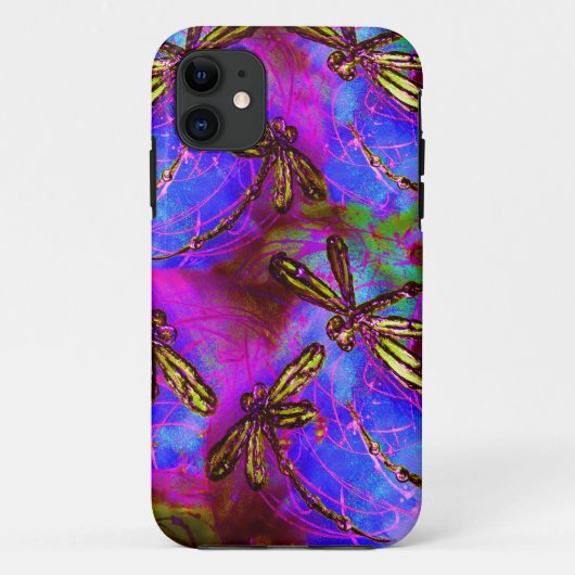 Dragonfly Hippy Flit Case-Mate iPhone Case (Achterkant)