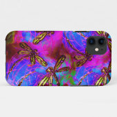 Dragonfly Hippy Flit Case-Mate iPhone Case (Achterkant (horizontaal))