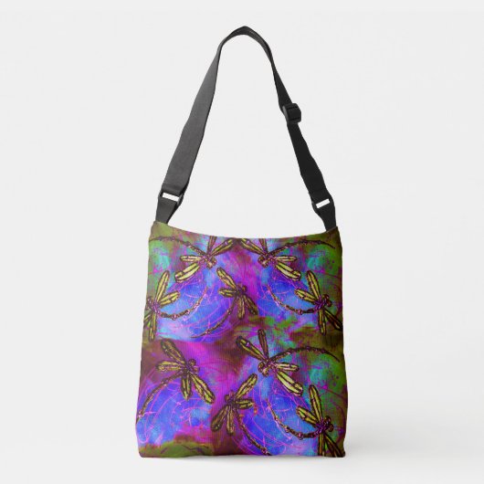 Dragonfly Hippy Flit Crossbody Tas (Voorkant)