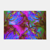 Dragonfly Hippy Flit Deurmat (Voorkant)