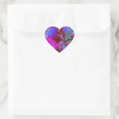 Dragonfly Hippy Flit Hart Sticker (Tas)