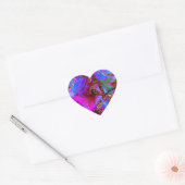 Dragonfly Hippy Flit Hart Sticker (Envelop)