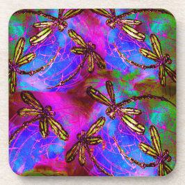 Dragonfly Hippy Flit Onderzetter