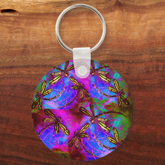 Dragonfly Hippy Flit Sleutelhanger (Voorkant)