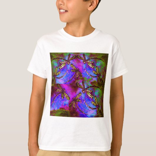 Dragonfly Hippy Flit T-shirt (Voorkant)