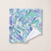 Dragonfly Holiday | Wit Bad Handdoek (Wasdoekje)