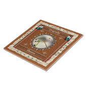 Dragonfly - Illusie - keramisch tegel Tegeltje (Zijkant)