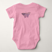 Dragonfly Illustratie Art Romper (Achterkant)