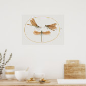 Dragonfly Illustratie Poster (Keuken)