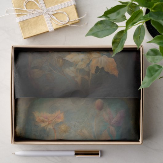 Dragonfly in Bloemen 2 Decoupage Papier (Geschenk)