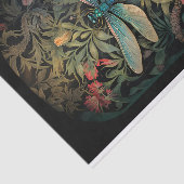 Dragonfly in Bloemen 3 Decoupage Papier (Detail)