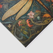 Dragonfly in Bloemen 8 Decoupage Papier (Detail)