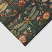 Dragonfly in Bloemen Collage 1 Decoupage Papier (Detail)