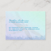 Dragonfly in dromerig veld uniek visitekaartje (Achterkant)