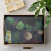 Dragonfly in een kleurrijke tuin tissuepapier (Geschenk)