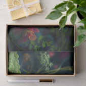 Dragonfly in een kleurrijke tuinontvlechting tissuepapier (Geschenk)