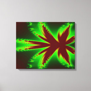Dragonfly in Flames Canvas Print