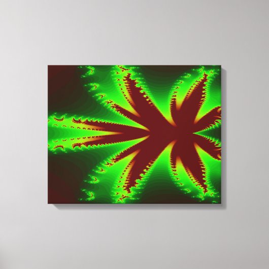 Dragonfly in Flames Canvas Print (Voorkant)