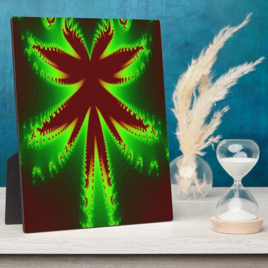 Dragonfly in Flames Plaque Fotoplaat (Zijkant)