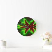 Dragonfly in Flames Wall Clock Ronde Klok (Huis)