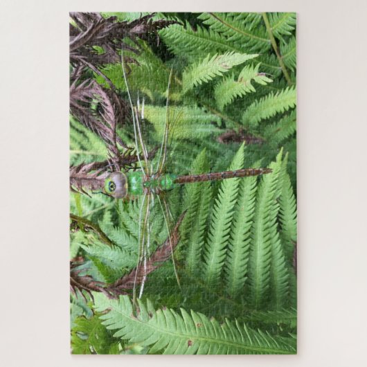 Dragonfly in Garden Puzzle Legpuzzel (Verticaal)