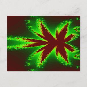 Dragonfly in het Briefkaart Flames