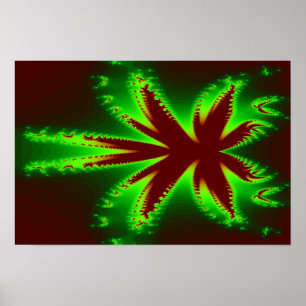 Dragonfly in het Poster van vlammen