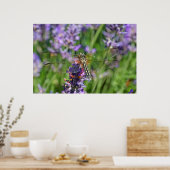 Dragonfly in Lavender Garden Poster (Keuken)