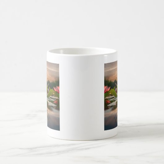 Dragonfly in Natuur Koffiemok (Center)