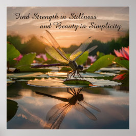 Dragonfly in Natuur Poster