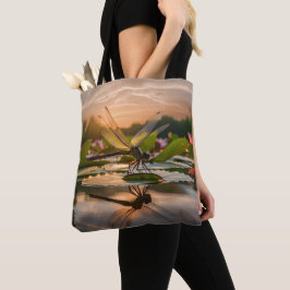 Dragonfly in Natuur Tote Bag
