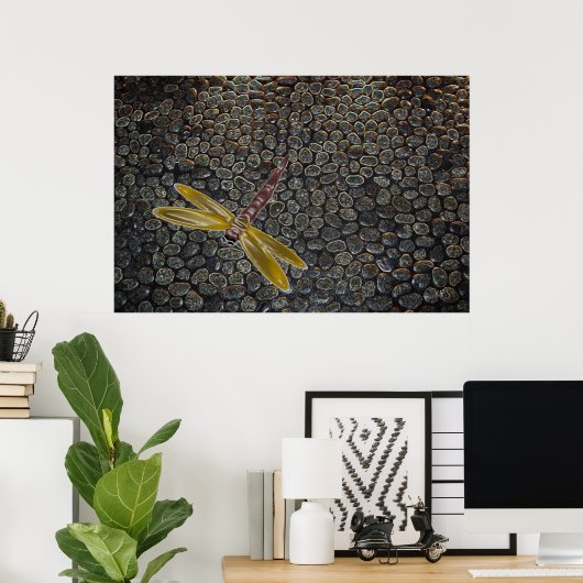 Dragonfly in Poster (Thuiskantoor)