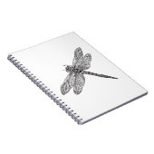 Dragonfly in stijl notitieboek (Rechterzijde)