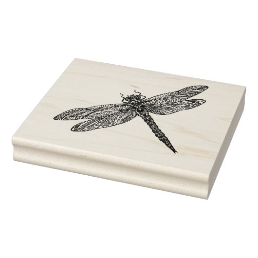 Dragonfly in stijl rubberstempel (Stempel)