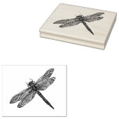 Dragonfly in stijl rubberstempel (Gestempeld)