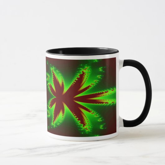 Dragonfly in vlammen Coffee-Mok Mok (Rechts)