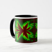 Dragonfly in vlammen Coffee-Mok Mok (Voorkant links)