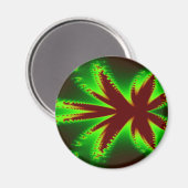 Dragonfly in vlammen Magnet (Voorkant / Achterkant)