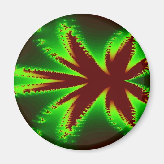 Dragonfly in vlammen Magnet (Voorkant)