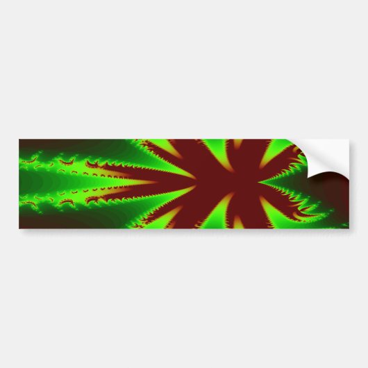Dragonfly in vlammenBumpersticker Bumpersticker (Voorkant)