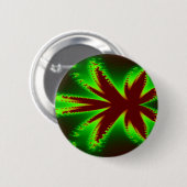 Dragonfly in vlammenButton Ronde Button 5,7 Cm (Voorkant /achterkant)