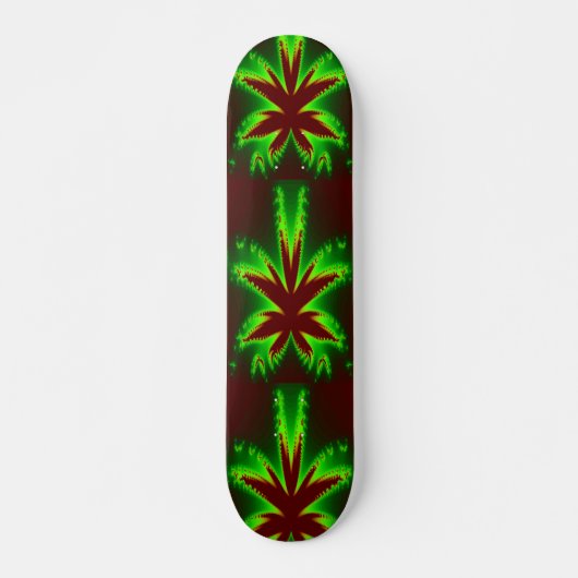 Dragonfly in vlammenskateboard skateboard (Voorkant)