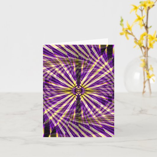 Dragonfly in vlucht...... kaart (Gele Bloem)