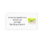 Dragonfly in Watercolor, Custom Address Labels (Voorkant)