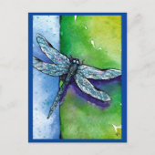 Dragonfly, insect, natuur, briefkaart van het noor (Voorkant)